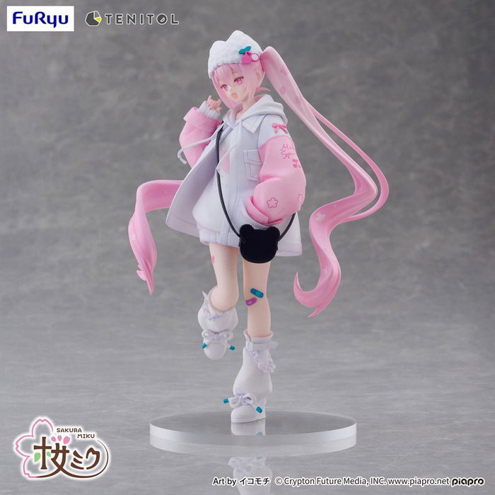 Hatsune Miku Estatua PVC Tenitol Sakura Miku Cool style [petit] 19 cm