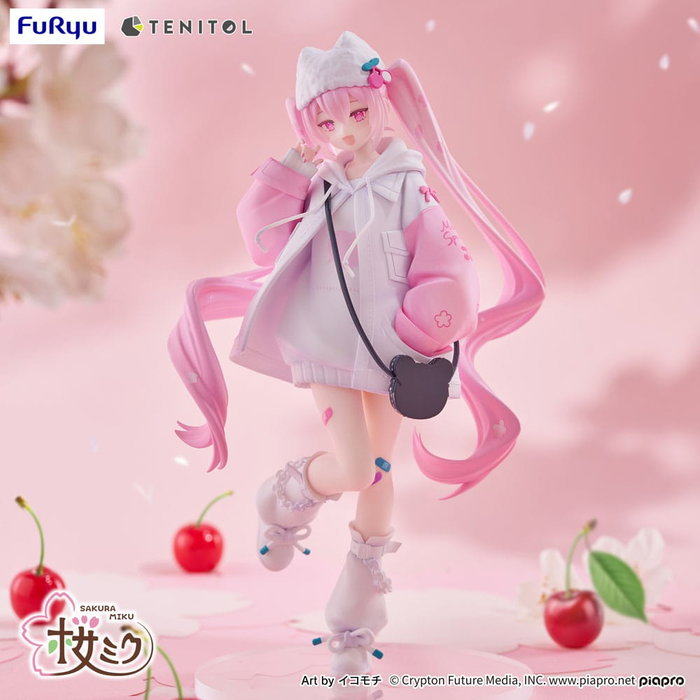 Hatsune Miku Estatua PVC Tenitol Sakura Miku Cool style [petit] 19 cm