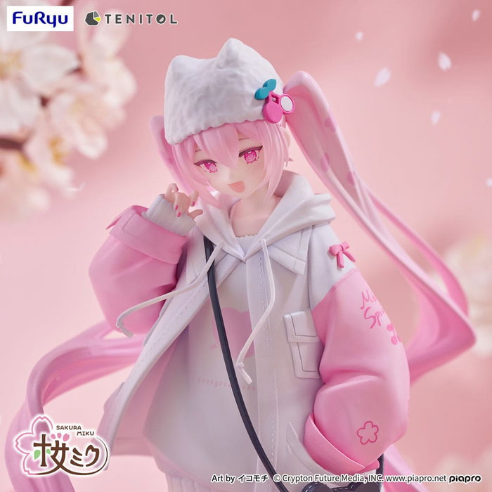 Hatsune Miku Estatua PVC Tenitol Sakura Miku Cool style [petit] 19 cm