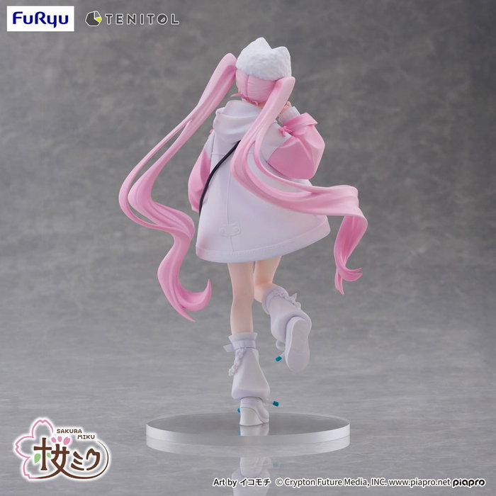 Hatsune Miku Estatua PVC Tenitol Sakura Miku Cool style [petit] 19 cm