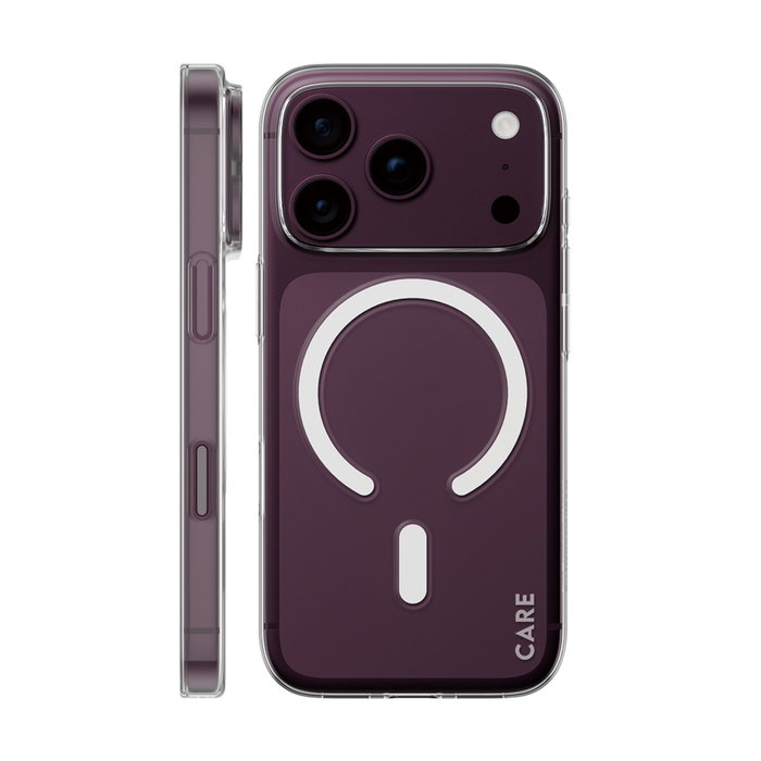 Care Slim Case para iPhone 17 Pro / 18 Pro Transparente con MagSafe Care Slim Case para iPhone 17 Pro / 18 Pro Transparente con MagSafe