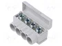 MOREK SLT50 Bloque de Distribución de 4 Pines y 1kV