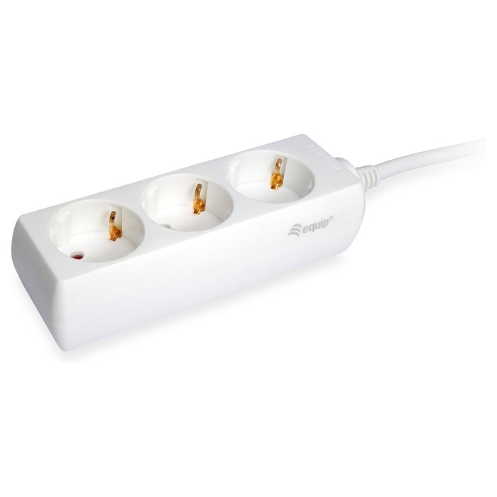 Equip Regleta de alimentación con 3 tomas y cable de 1,5 metros
