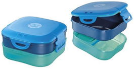 Tupper Maped 3 En 1 Concept Kids Azul (Set de 6)