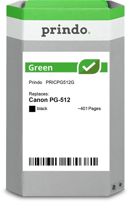 Prindo Cartucho de tinta negro PRICPG512G Green XL Prindo Cartucho de tinta negro PRICPG512G Green XL