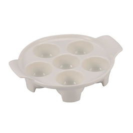 Le coq Plato Caracoles Cassiopea Porcelana Alúmina 15x18,5x4,5 cm (6 Unidades)