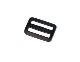 Innspiro Hebilla Corredera Rectangular de Plástico Negro 31 mm, 5 unidades