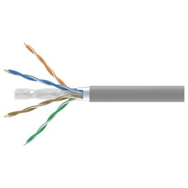 EQUIP 404539 Cable de Red Cat6 F/UTP LSZH Gris 305m ECA