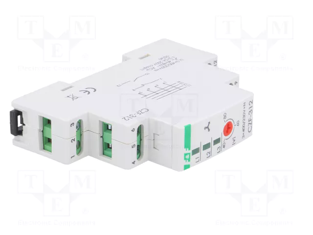 F&F CZF-312 Relé de monitorización de tensión para raíl DIN F&F CZF-312 Relé de monitorización de tensión para raíl DIN