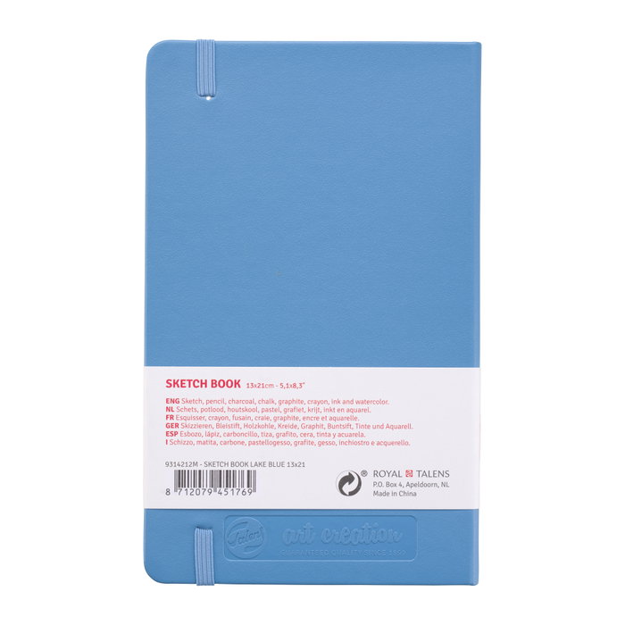TALENS ART CREATION Cuaderno de Dibujo Boceto Cosido Tapa Dura con Goma, Azul (Set de 5) TALENS ART CREATION Cuaderno de Dibujo Boceto Cosido Tapa Dura con Goma, Azul (Set de 5)