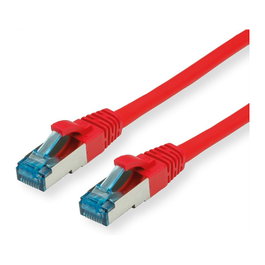 VALUE Patchkabel Cat.6A Clase EA S/FTP PiMF LSOH Rojo 1,5m