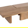 S/2 Mesa Centro Natural Madera de Mango 120 X 70 X 36 cm
