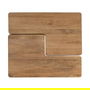S/2 Mesa Centro Natural Madera de Mango 120 X 70 X 36 cm