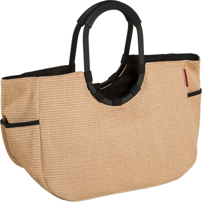 Reisenthel Loopshopper L Frame Raffia Black Reisenthel Loopshopper L Frame Raffia Black
