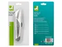 Q-connect XD-53 Cúter Metálico Ancho Retráctil con Bloqueo, Cuchilla 18 mm, 1 Unidad