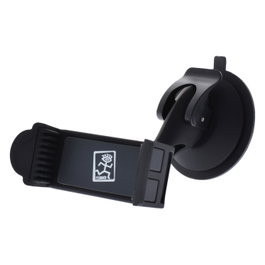 2GO Universal Passivhalter para Móvil/Navegador Coche Negro Soporte Ventosa Ancho 5-9 cm