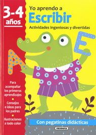 Susaeta Ediciones, Yo aprendo a escribir 3-4 años - Susaeta Ediciones