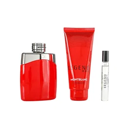 Montblanc Legend Red Set para Hombre con Eau De Parfum y Shower Gel