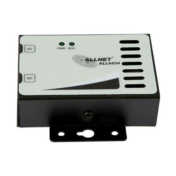 ALLNET ALL4454 Detector de Humo y Gas con Sensor MSR, Color Negro