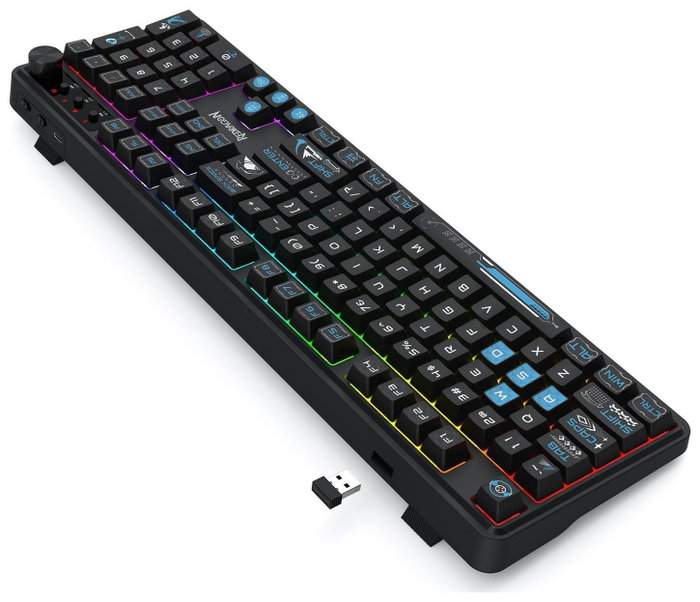 Redragon Volcano K526BB-WL Teclado Gaming Inalámbrico Negro RGB Redragon Volcano K526BB-WL Teclado Gaming Inalámbrico Negro RGB
