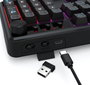 Redragon Volcano K526BB-WL Teclado Gaming Inalámbrico Negro RGB