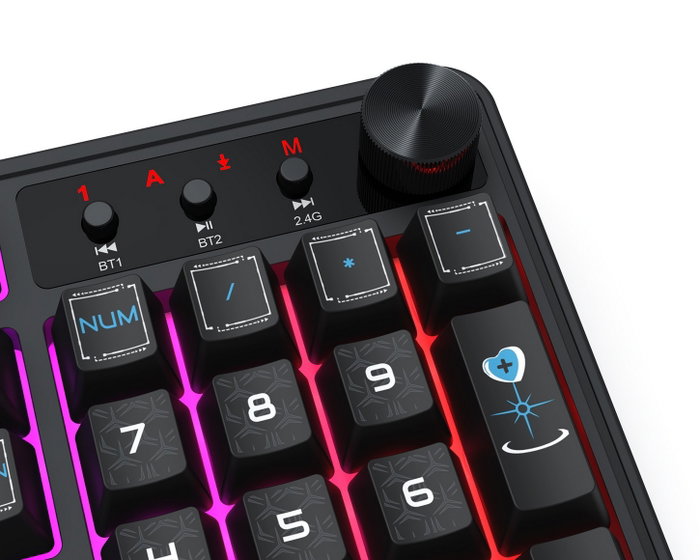 Redragon Volcano K526BB-WL Teclado Gaming Inalámbrico Negro RGB Redragon Volcano K526BB-WL Teclado Gaming Inalámbrico Negro RGB