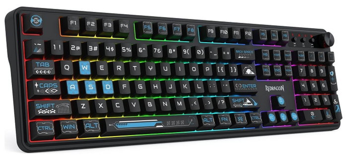 Redragon Volcano K526BB-WL Teclado Gaming Inalámbrico Negro RGB Redragon Volcano K526BB-WL Teclado Gaming Inalámbrico Negro RGB