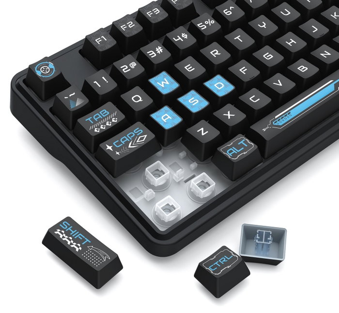 Redragon Volcano K526BB-WL Teclado Gaming Inalámbrico Negro RGB Redragon Volcano K526BB-WL Teclado Gaming Inalámbrico Negro RGB