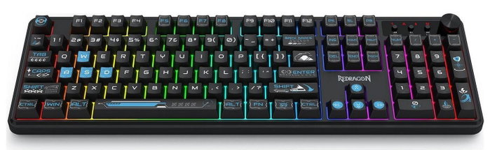 Redragon Volcano K526BB-WL Teclado Gaming Inalámbrico Negro RGB Redragon Volcano K526BB-WL Teclado Gaming Inalámbrico Negro RGB