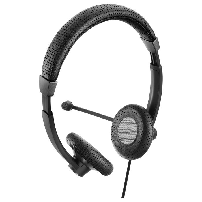 EPOS Impact SC 75 USB MS - Auriculares Supraaurales con Micrófono Boom, Cancelación de Ruido, Frecuencia 60-16000 Hz, Alámbrico, USB Tipo A, Diadema, Negro