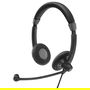 EPOS Impact SC 75 USB MS - Auriculares Supraaurales con Micrófono Boom, Cancelación de Ruido, Frecuencia 60-16000 Hz, Alámbrico, USB Tipo A, Diadema, Negro