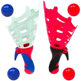 Marvel MAR3496273304902 Juego de lanzar y atrapar pelotas Clip-Clap - Spidey