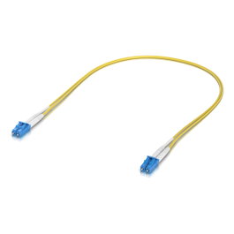 Ubiquiti Cable de Fibra Óptica OS2 Monomodo LC/LC, 0,5 m, Amarillo, Paquete de 50