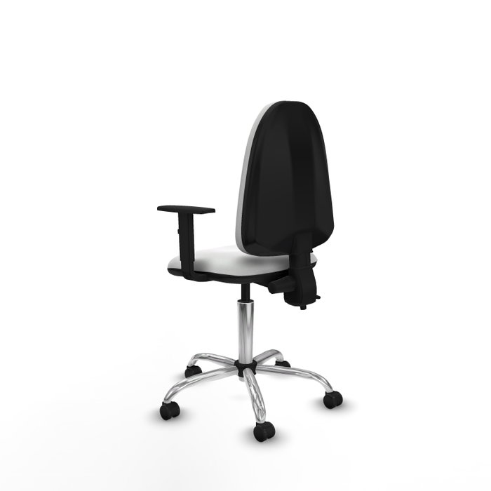 PIQUERAS Y CRESPO Silla de oficina Aýna Blanca con Mecanismo de Doble Maneta PIQUERAS Y CRESPO Silla de oficina Aýna Blanca con Mecanismo de Doble Maneta