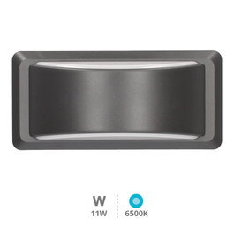 GSC Evolution Aplique pared LED Anthe 11W 6500K IP65 Gris antracita