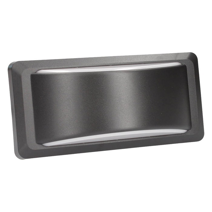 GSC Evolution Aplique pared LED Anthe 11W 6500K IP65 Gris antracita