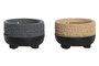 DKD Home Decor Vela Beige Azul 10 x 7 x 10 cm (16 Unidades)