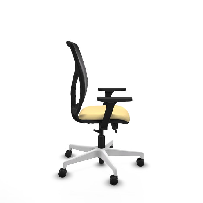 PIQUERAS Y CRESPO Silla de oficina Motilla con Mecanismo Sincro/Traslack Crema y Negro PIQUERAS Y CRESPO Silla de oficina Motilla con Mecanismo Sincro/Traslack Crema y Negro