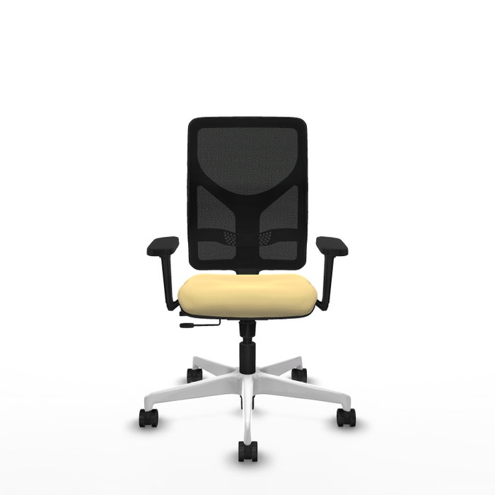 PIQUERAS Y CRESPO Silla de oficina Motilla con Mecanismo Sincro/Traslack Crema y Negro PIQUERAS Y CRESPO Silla de oficina Motilla con Mecanismo Sincro/Traslack Crema y Negro