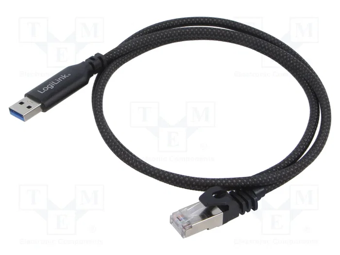 LOGILINK Cable Adaptador USB 3.0 a RJ45 15m Cat6 S/FTP LOGILINK Cable Adaptador USB 3.0 a RJ45 15m Cat6 S/FTP