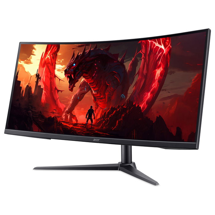 Acer Nitro XZ340CURW0b 86.4 cm (34") Monitor Gaming Curvo 1500R, UWQHD 3440x1440, 240 Hz, 1ms MPRT, AMD FreeSync Premium, HDMI 2.1, DisplayPort, Altavoces, Negro
