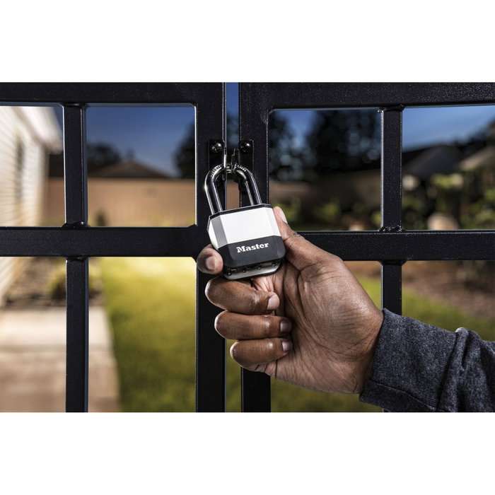 Master Lock Élite 52 mm con arco de 38 mm y tecnología CutGuard