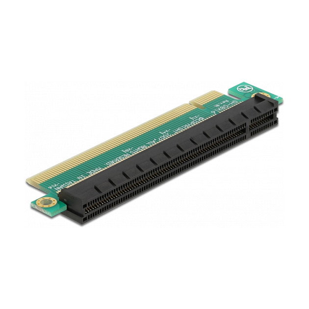 DeLOCK Riser PCIe Extension Karte x16 a x16 - Cable de Extensión PCIe x16 a x16 Interno Plug and Play para PC
