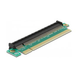 DeLOCK Riser Karte PCIe Extension x16 a x16, Placa de Extensión PCIe x16 > x16 para PC, Interno, Plug and Play, Alámbrico