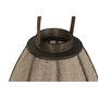 DKD Home Decor Portavelas de Yute y Bambú Natural 40x40x93 cm