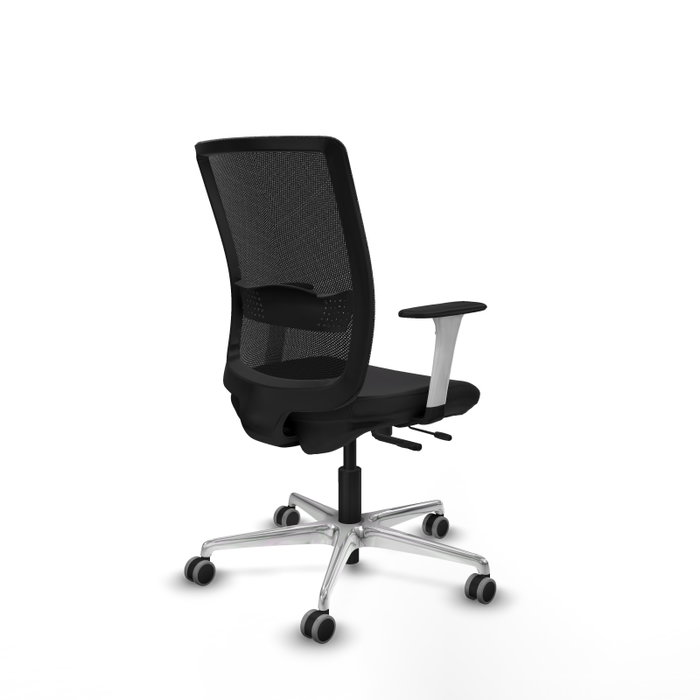 PIQUERAS Y CRESPO Silla de oficina Haches con mecanismo Sincro/Traslack en Negro