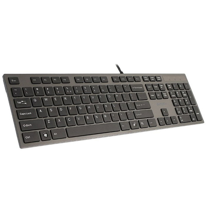 A4tech kv-300h teclado (ingles) usb qwerty negro, gris