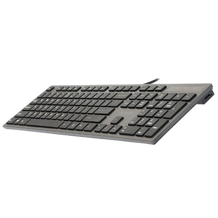 A4tech kv-300h teclado (ingles) usb qwerty negro, gris