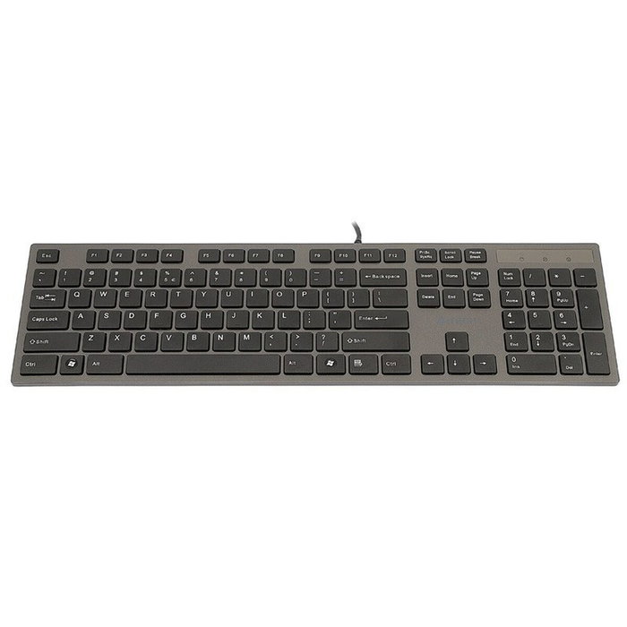 A4tech kv-300h teclado (ingles) usb qwerty negro, gris