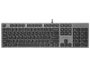 A4Tech KV-300H Teclado Clásico Mecanismo X Structure Gris